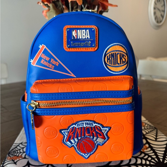 Loungefly Handbags - NBA New York Knicks Patch Icons Mini Backpack